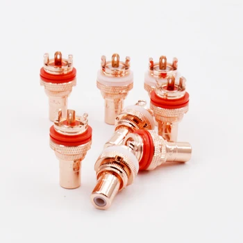 8Pcs red copper Plated RCA Terminal Jack Plug Female Socket Chassis Panel Connector for Amplifier Speaker
8Pcs red copper Plated RCA Terminal Jack Plug Female Socket Chassis Panel Connector for Amplifier Speaker