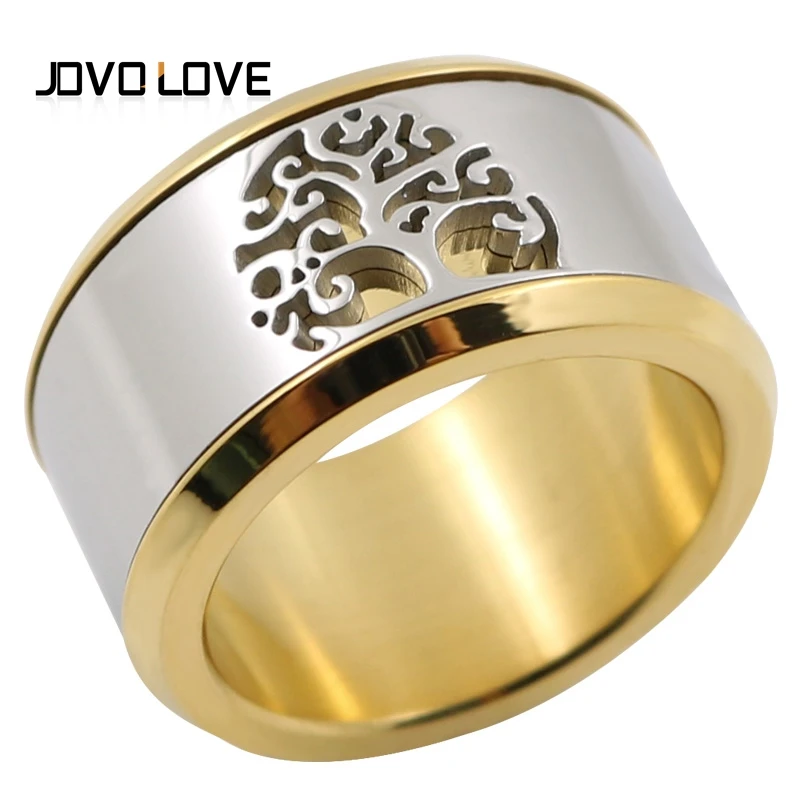 Fashion Tree of Life Shape Wide Rings for Women Trendy High Quality Steel Gold Color Wide Rings Male Jewelry Anillos
Fashion Tree of Life Shape Wide Rings for Women Trendy High Quality Steel Gold Color Wide Rings Male Jewelry Anillos