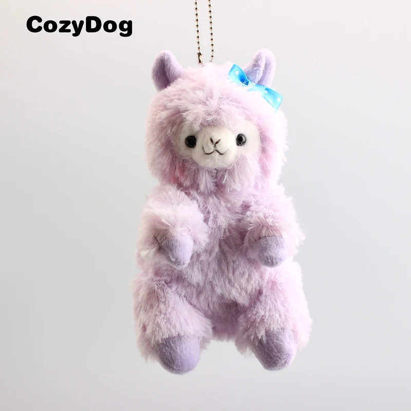 Kawaii Purple Alpaca Plush Keychain Soft Stuffed Pendant Cute Mini Keychain Anime Arpakasso Toys for Children Gift 14 CM 6''
Kawaii Purple Alpaca Plush Keychain Soft Stuffed Pendant Cute Mini Keychain Anime Arpakasso Toys for Children Gift 14 CM 6''