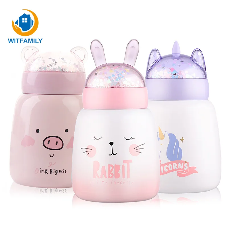Fashion Super Cute Stainless Steel Vacuum Flask Children Portable Cartoon Cup Student Cute Big Belly Cup Mug Gift
Fashion Super Cute Stainless Steel Vacuum Flask Children Portable Cartoon Cup Student Cute Big Belly Cup Mug Gift