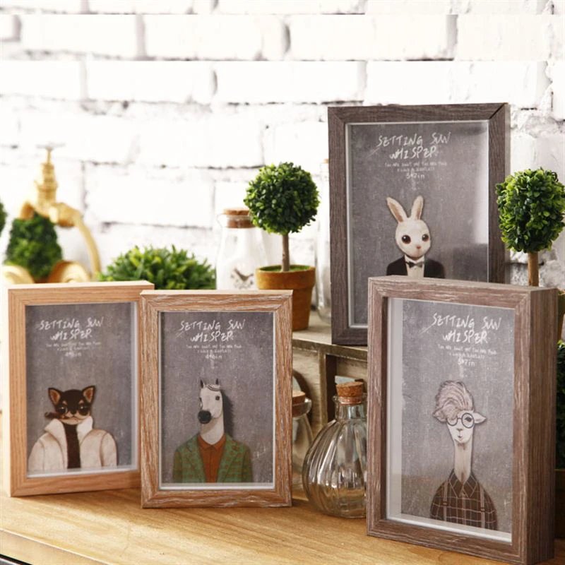 Zakka Retro Wood Desktop Photo Frame Creative Cartoon Photos Display Coffee Shop Home Living Room Background Decoration Frames
Zakka Retro Wood Desktop Photo Frame Creative Cartoon Photos Display Coffee Shop Home Living Room Background Decoration Frames