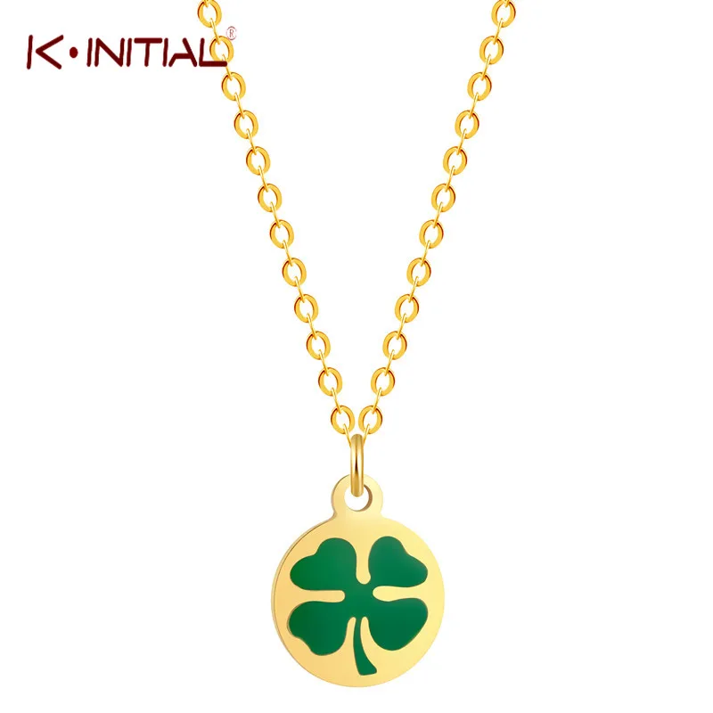 Kinitial Fashion Stainless Steel Jewelry Heart Four Leaf Clover Necklaces & Pendants for Women 2017 Trendy Necklaces Bijoux
Kinitial Fashion Stainless Steel Jewelry Heart Four Leaf Clover Necklaces & Pendants for Women 2017 Trendy Necklaces Bijoux