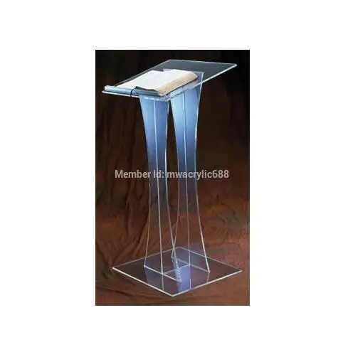 Acrylic Podium Pulpit Lectern acrylic podium pulpit furniture Free Shipping Beautiful Simplicity