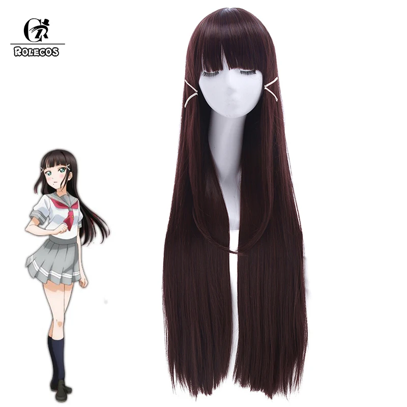 ROLECOS Kurosawa Dia Cosplay LoveLive Sunshine Cosplay Headwear Straight Dark Red Long Synthetic Hair 90cm / 35.43inches
ROLECOS Kurosawa Dia Cosplay LoveLive Sunshine Cosplay Headwear Straight Dark Red Long Synthetic Hair 90cm / 35.43inches