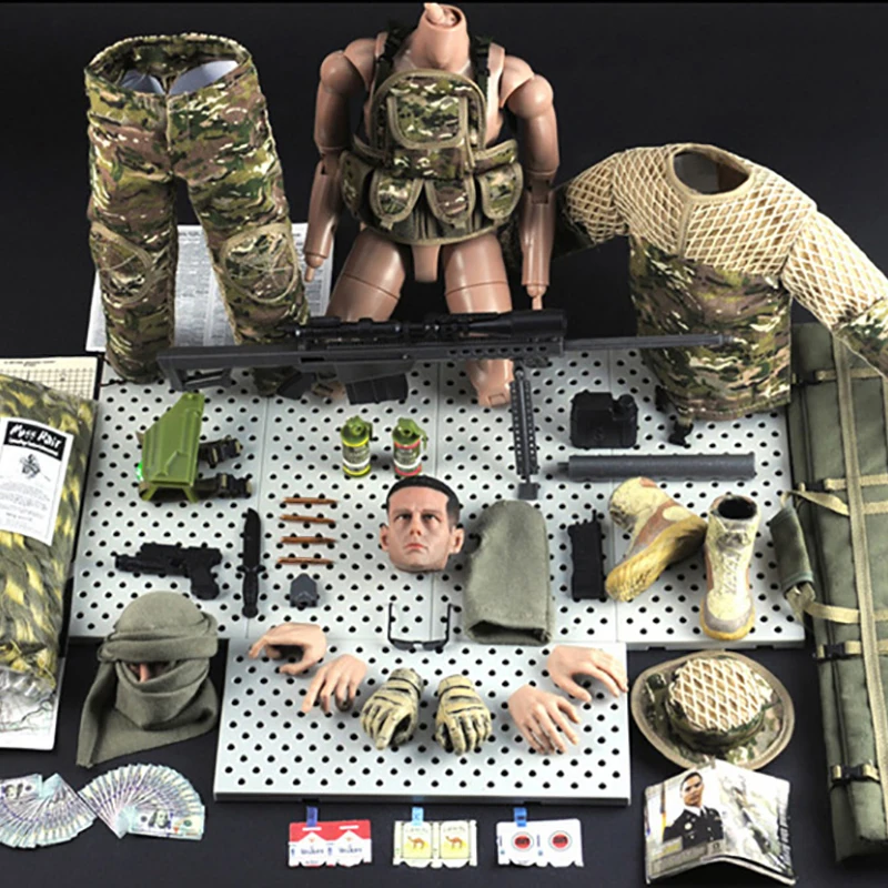 1:6 Scale Bendable Army Police Soldier 12/" Action Figures Model Toy For HOT TOYS