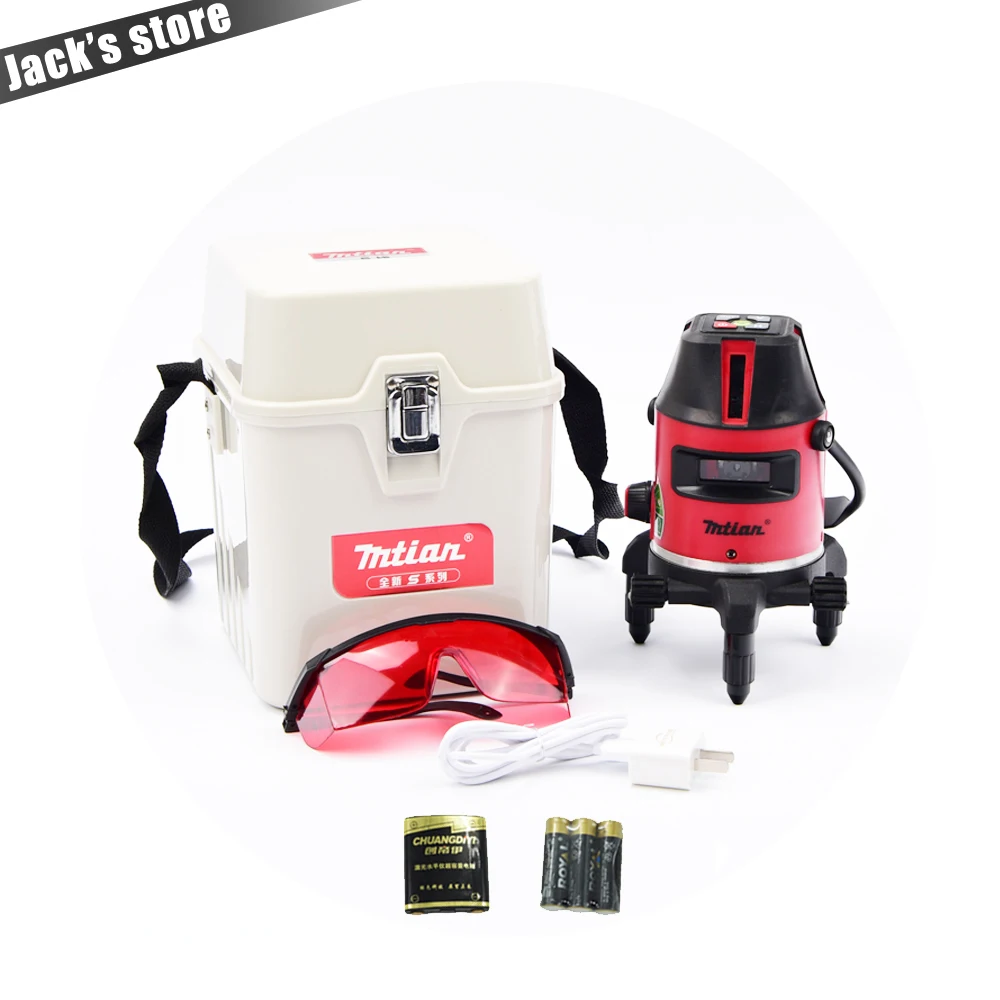 New model, 10X-light 5 lines 6 points laser level 360 rotary cross laser line leveling
New model, 10X-light 5 lines 6 points laser level 360 rotary cross laser line leveling
