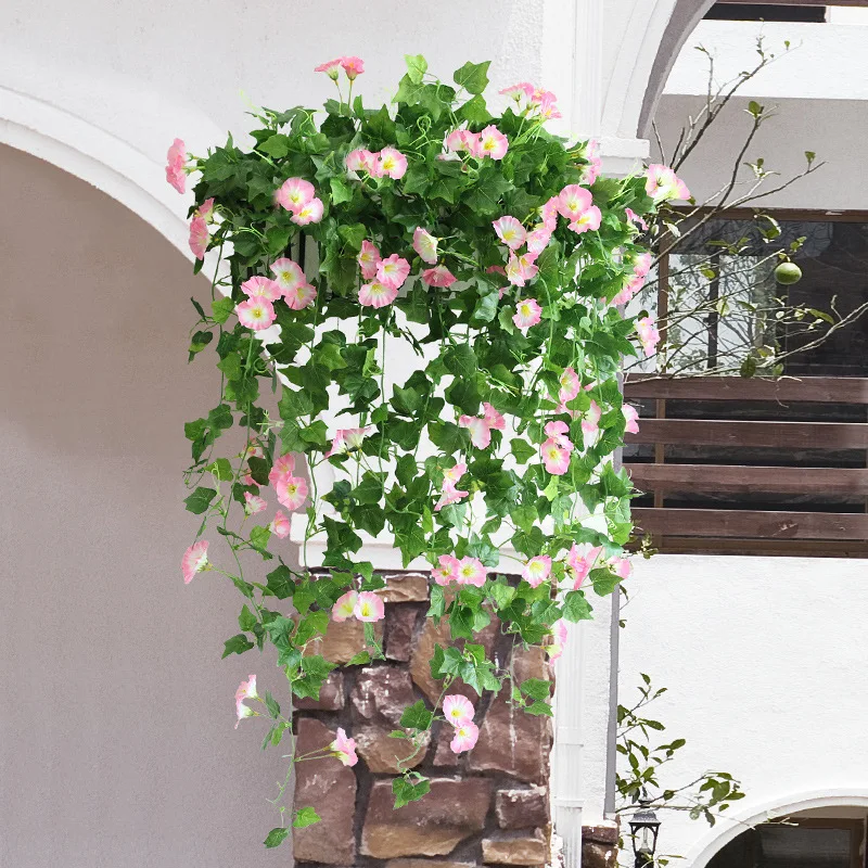 1pcs Artificial flower Vine For living room Wedding Party decoration flower 78cm Wall Hanging Flower Simulated morning glory
1pcs Artificial flower Vine For living room Wedding Party decoration flower 78cm Wall Hanging Flower Simulated morning glory
