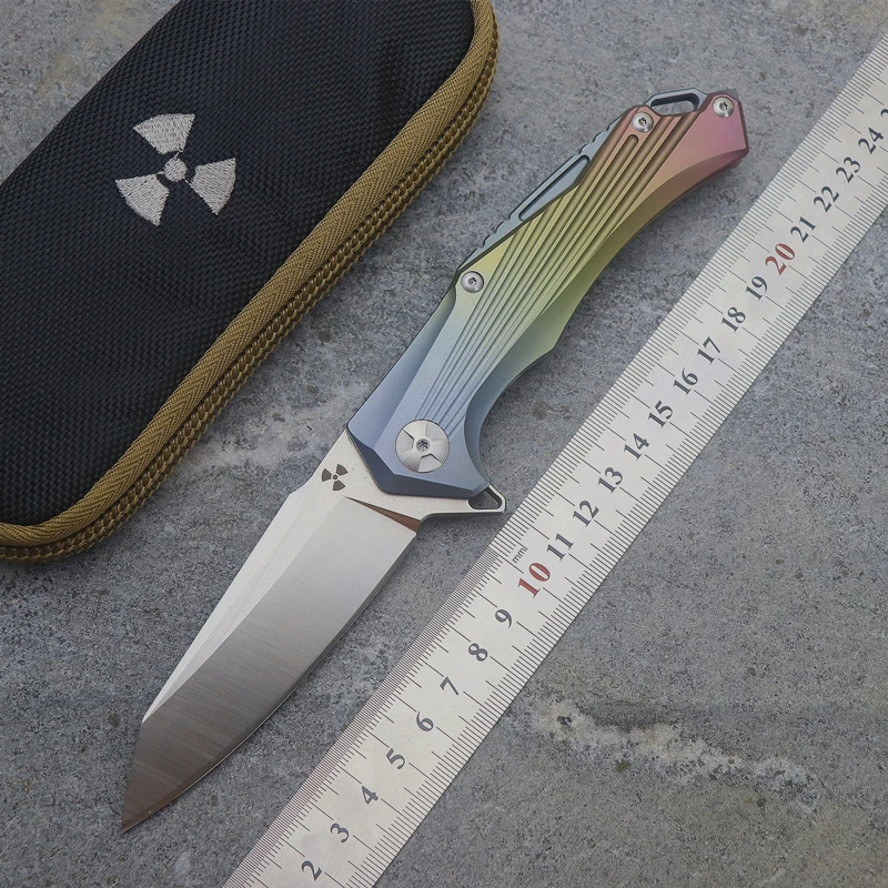 JK3287 flip folding knife ball bearing D2 blade TC4 titanium handle outdoor camping multi-purpose hunting EDC tool
JK3287 flip folding knife ball bearing D2 blade TC4 titanium handle outdoor camping multi-purpose hunting EDC tool