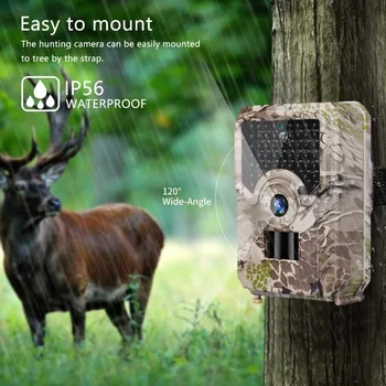 Trail Camera HD Hunting Camera 1080P 49pcs IR Wildlife Motion Activated Night Vision Trail Camera Video Recorder Photo-traps
Trail Camera HD Hunting Camera 1080P 49pcs IR Wildlife Motion Activated Night Vision Trail Camera Video Recorder Photo-traps