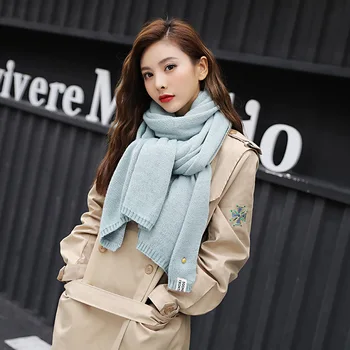 2019 detachable pineapple wool scarf double-sided thick winter small fresh solid color knitted scarf female warm wild scarf
2019 detachable pineapple wool scarf double-sided thick winter small fresh solid color knitted scarf female warm wild scarf