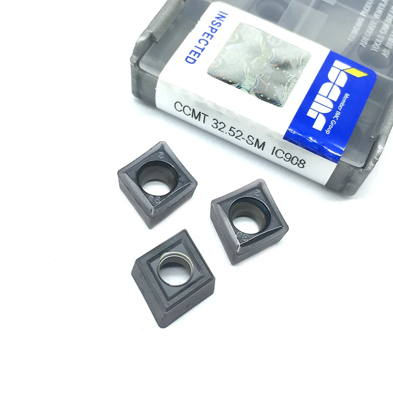 CCMT09T308 SM IC908 10pcs Carbide cutters CCMT09 T308 SM IC908 Insert face mill Lathe CNC tools tools internal Turning Tool
CCMT09T308 SM IC908 10pcs Carbide cutters CCMT09 T308 SM IC908 Insert face mill Lathe CNC tools tools internal Turning Tool