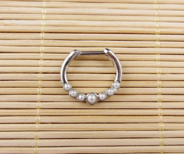 High quality Belly Dance Nose Ring Hinged Septum Clicker Hanger Surgical Steel Body Piercing Jewelry Studs Free shipping
High quality Belly Dance Nose Ring Hinged Septum Clicker Hanger Surgical Steel Body Piercing Jewelry Studs Free shipping