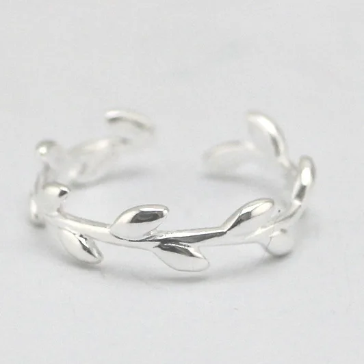 New 925 Sterling Silver Leaf Rings For Women Fashion Jewelry Adjustable Size Engagement Ring
New 925 Sterling Silver Leaf Rings For Women Fashion Jewelry Adjustable Size Engagement Ring