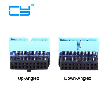 USB 3.0 20pin Male to Female Extension Adapter Up Down Angled 90 Degree for Asus Gigabyte Msi Onda Inte Lenovo USB3 Motherboard
USB 3.0 20pin Male to Female Extension Adapter Up Down Angled 90 Degree for Asus Gigabyte Msi Onda Inte Lenovo USB3 Motherboard