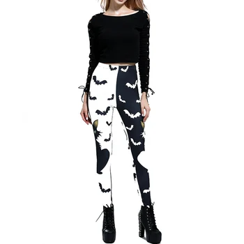 Plus Size Black White Cat Bat 3D Printed Women Leggings Gothic Harajuku High Waist Female Leggings Fitness Sexy Ladies Pants
Plus Size Black White Cat Bat 3D Printed Women Leggings Gothic Harajuku High Waist Female Leggings Fitness Sexy Ladies Pants