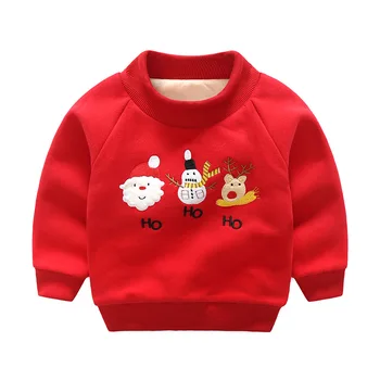 2017 Winter New Christmas Kids Clothes Cute Red Baby Girl Pullover Warm Cotton Boys Hoodies Sweatshirt Children Tracksuit Tops
2017 Winter New Christmas Kids Clothes Cute Red Baby Girl Pullover Warm Cotton Boys Hoodies Sweatshirt Children Tracksuit Tops