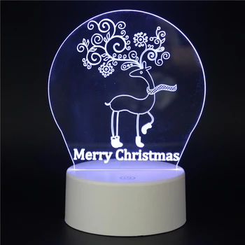 LED 3D NightLight Merry Christmas Deer Santa Bucks Acrylic Night Lamp Light Touch And Remote Lamps Lights Kids Decoration GiC
LED 3D NightLight Merry Christmas Deer Santa Bucks Acrylic Night Lamp Light Touch And Remote Lamps Lights Kids Decoration GiC