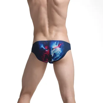 Comfortable Crazy Animal Patterns Briefs Men Polyester Low Waist Men's Underwear Wolf /Owl/Leopard/Eagle
Comfortable Crazy Animal Patterns Briefs Men Polyester Low Waist Men's Underwear Wolf /Owl/Leopard/Eagle