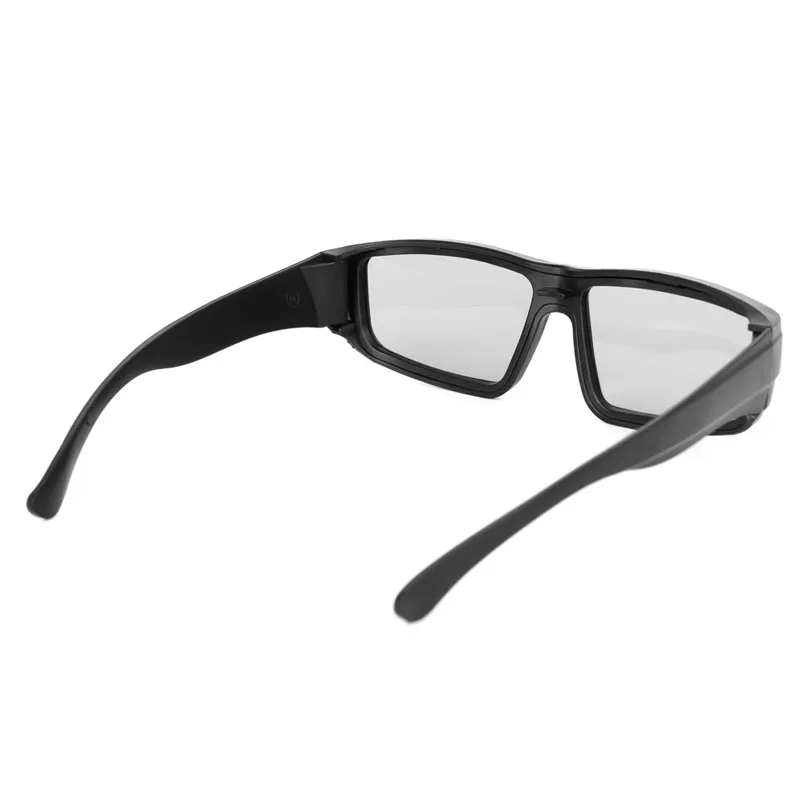 Circular Polarized Passive 3D Stereo Glasses Black H4 For TV Real D 3D Cinemas