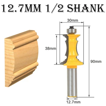 Router Bits 12.7mm Woodworking Carving Milling Cutter 1/2 Shank Groove Wood Cutter
Router Bits 12.7mm Woodworking Carving Milling Cutter 1/2 Shank Groove Wood Cutter