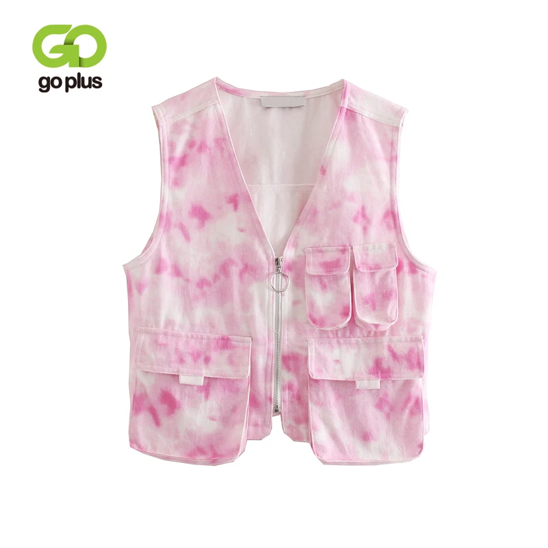 GOPLUS Loose Tie Dye Denim Vests Femmes 2019 New Korean Pockets Womens Sleeveless Jacket Pink Summer Vest Female Waistcoat C8914
GOPLUS Loose Tie Dye Denim Vests Femmes 2019 New Korean Pockets Womens Sleeveless Jacket Pink Summer Vest Female Waistcoat C8914