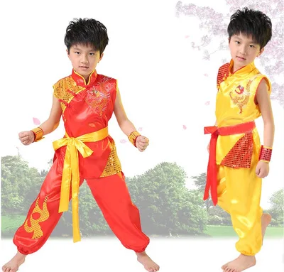 Children's costumes performances Private academy uniforms dragon totem tai chi suit children dance costumes
Children's costumes performances Private academy uniforms dragon totem tai chi suit children dance costumes
