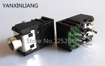 10Pcs 3.5mm Female Audio Connector 11 Pin DIP Stereo Headphone Jack PJ-306B 
10Pcs 3.5mm Female Audio Connector 11 Pin DIP Stereo Headphone Jack PJ-306B
