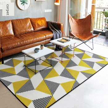 European Simple Style Abstract Design Yellow Geometric Pattern Rectangular Rug Non-Slip Bedroom Room Large Carpet
European Simple Style Abstract Design Yellow Geometric Pattern Rectangular Rug Non-Slip Bedroom Room Large Carpet