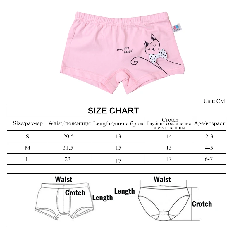 Boys Boxer Briefs Size Chart