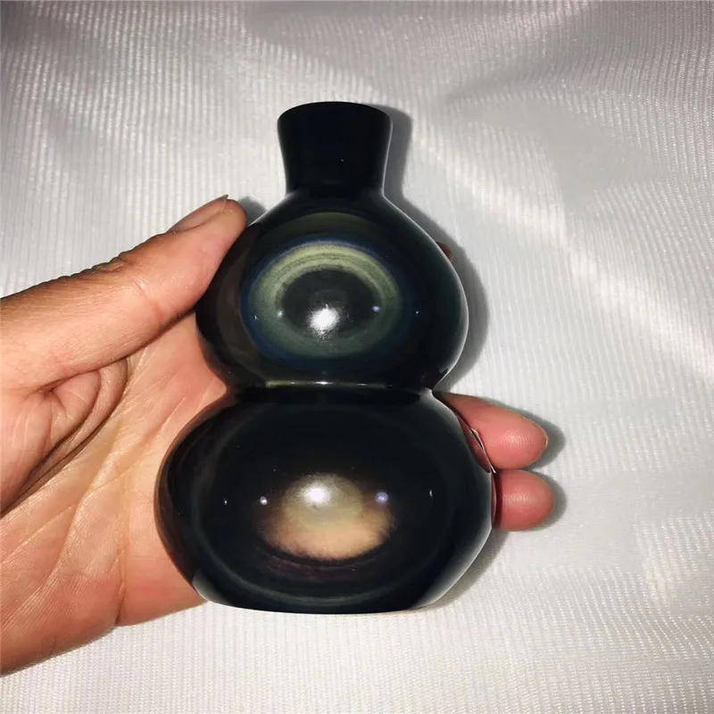 Top!! Natural rainbow obsidian quartz crystal stone beautiful rainbow obsidian crystal gourd
Top!! Natural rainbow obsidian quartz crystal stone beautiful rainbow obsidian crystal gourd
