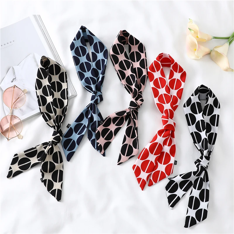 Luxury Brand Designer Small Silk Scarf Women Bag Skinny Scarves 2019 New Narrow Long Decorate Belt Head Band Fashion Necktie
Luxury Brand Designer Small Silk Scarf Women Bag Skinny Scarves 2019 New Narrow Long Decorate Belt Head Band Fashion Necktie