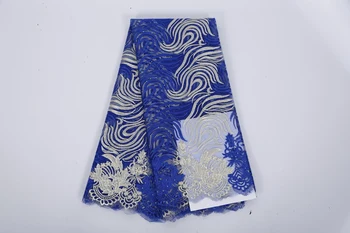 High Quality African Tulle Lace Fabric Blue Color 2017 Newest Designs French Net Lace Fabric With Rhinestones Nigerian Lace 5yds 
High Quality African Tulle Lace Fabric Blue Color 2017 Newest Designs French Net Lace Fabric With Rhinestones Nigerian Lace 5yds