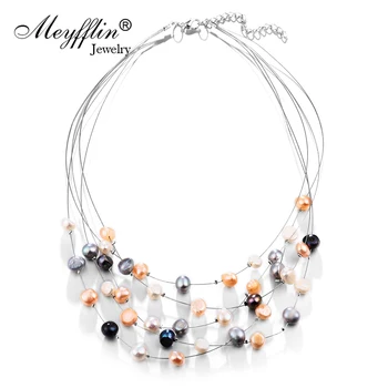 Meyfflin Simulated Pearl Statement Necklaces & Pendants for Women Multilayer Perlas Choker Maxi Necklace Fashion Party Jewelry
Meyfflin Simulated Pearl Statement Necklaces & Pendants for Women Multilayer Perlas Choker Maxi Necklace Fashion Party Jewelry