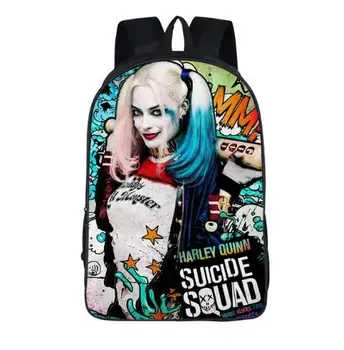 Suicide Squad Harley Quinn Backpack For Teenagers Boys Girls School Bags Sans Student Travel Bag Shoulder Backpacks 
Suicide Squad Harley Quinn Backpack For Teenagers Boys Girls School Bags Sans Student Travel Bag Shoulder Backpacks