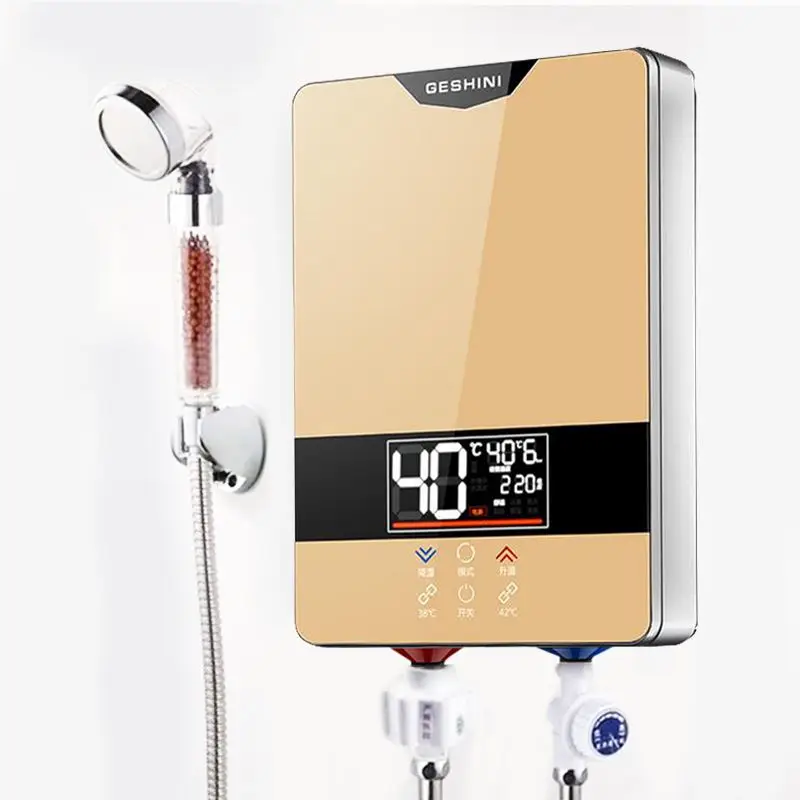 Instant Tankless Electric hot Water Heater Faucet Kitchen quick Heating tap Shower Watering heaters bathroom LED display
Instant Tankless Electric hot Water Heater Faucet Kitchen quick Heating tap Shower Watering heaters bathroom LED display