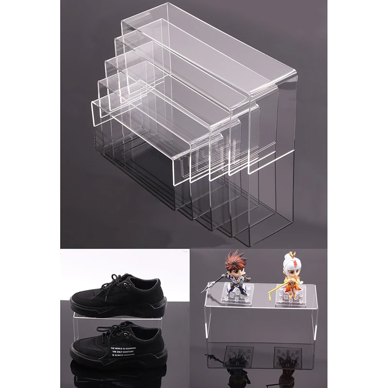 2Pcs Clear Acrylic U Stand for Display Showcase Shelf Figures Buffets Cupcakes and Jewelry Shoe Cosmetic Display Stands
2Pcs Clear Acrylic U Stand for Display Showcase Shelf Figures Buffets Cupcakes and Jewelry Shoe Cosmetic Display Stands