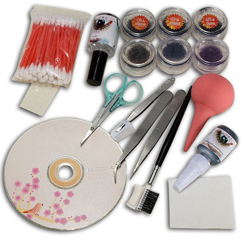 17 PCS Extension DIY of false eyelashes Professional Beauty Female Eye tool Individual False Fake Eyelashes Makeup Sets
17 PCS Extension DIY of false eyelashes Professional Beauty Female Eye tool Individual False Fake Eyelashes Makeup Sets