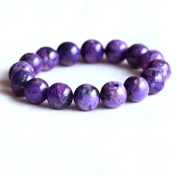 Natural Genuine Purple Charoite Stretch Finish Men's Bracelet Round Big beads 13mm 05094
Natural Genuine Purple Charoite Stretch Finish Men's Bracelet Round Big beads 13mm 05094