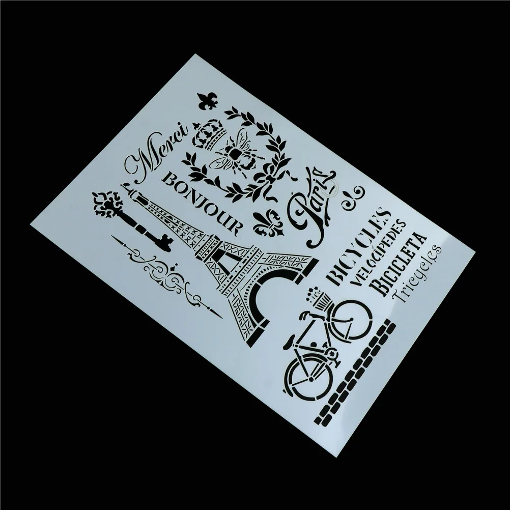 DIY Craft Layering Stencils For Walls Painting Embossing Paper Retro Paris Scrapbooking Stamping Album Decorative random color
DIY Craft Layering Stencils For Walls Painting Embossing Paper Retro Paris Scrapbooking Stamping Album Decorative random color