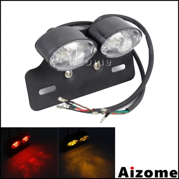 Motorcycle Intergrated LED Tail Light Stop Lamp Turn Signals Dual Cat Eye Taillight For Honda Yamaha Triumph Scrambler Cruiser
Motorcycle Intergrated LED Tail Light Stop Lamp Turn Signals Dual Cat Eye Taillight For Honda Yamaha Triumph Scrambler Cruiser