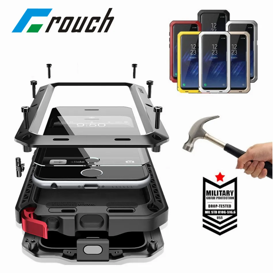 For Samsung s9 Case Heavy Duty Protection armor Metal Aluminum phone cover For Samsung Galaxy S8 Plus S4 S5 S6 S7 edge Note 8 5
For Samsung s9 Case Heavy Duty Protection armor Metal Aluminum phone cover For Samsung Galaxy S8 Plus S4 S5 S6 S7 edge Note 8 5