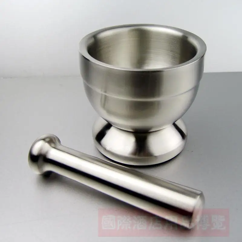 Stainless Steel Pharmacy Herbs Bowl Mill Grinder Mortar Pestle Garlic Spice Grinder Portable Crusher Kitchen Gadget Tools
Stainless Steel Pharmacy Herbs Bowl Mill Grinder Mortar Pestle Garlic Spice Grinder Portable Crusher Kitchen Gadget Tools