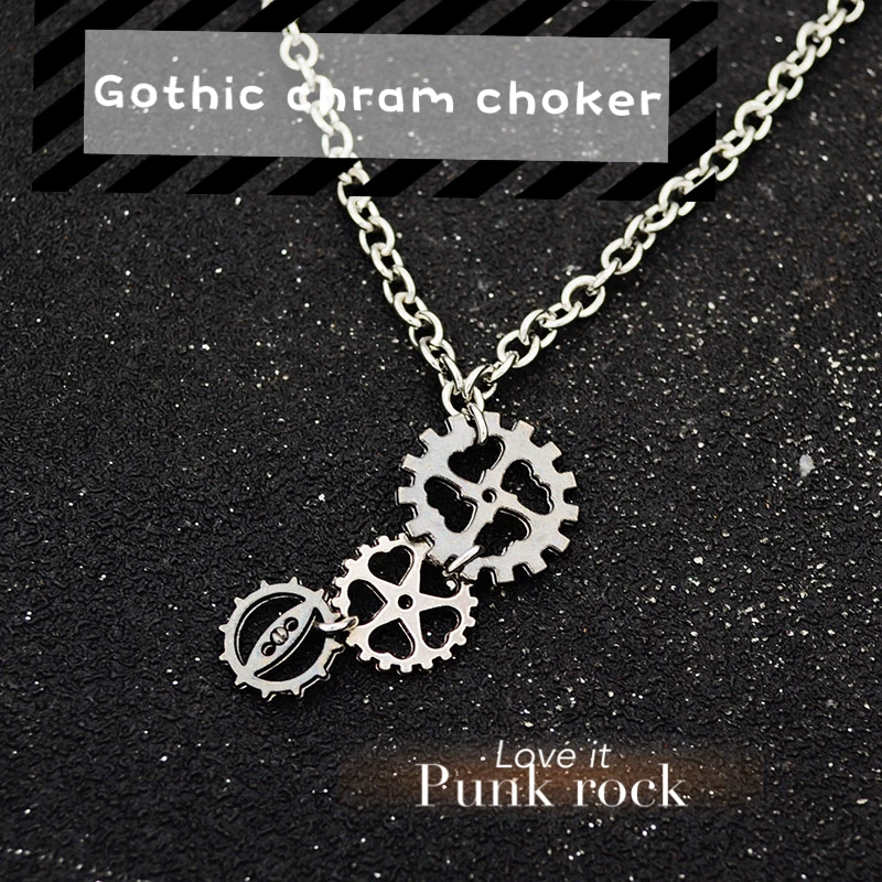 GothicCharm Choker Steampunk Statement Necklace Link Cable Chain Antique Bronze Gear Key Pendants Necklace Retro Jewelry XL-L002
GothicCharm Choker Steampunk Statement Necklace Link Cable Chain Antique Bronze Gear Key Pendants Necklace Retro Jewelry XL-L002