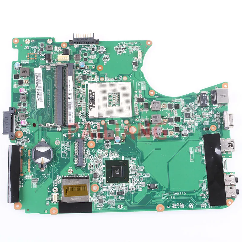 Материнская плата для ноутбука Toshiba L750 L755 материнская ПК HM65 A000080800 DA0BLBMB6F0