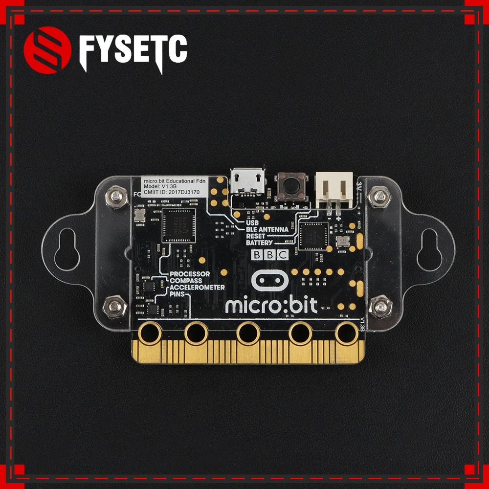TYPE A NEW Transparent Acrylic Shell Kit For BBC Micro: bit Development Module Case Protection Shell
TYPE A NEW Transparent Acrylic Shell Kit For BBC Micro: bit Development Module Case Protection Shell