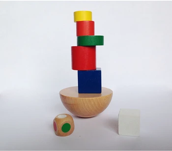 Wooden Blocks Toys Montessori Balancing Game Canvas Bag Children'S Educational Toy For Baby Boy And Girl Gift
Wooden Blocks Toys Montessori Balancing Game Canvas Bag Children'S Educational Toy For Baby Boy And Girl Gift