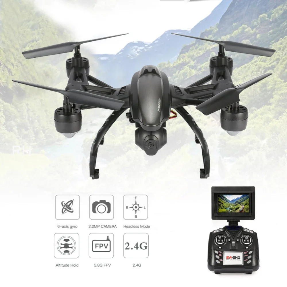 

JXD 509G 2.4GHz Mini Drone 5.8G FPV RC Quadcopter with 2.0MP HD Camera Headless Mode Built-in Height Locking Flight Mode