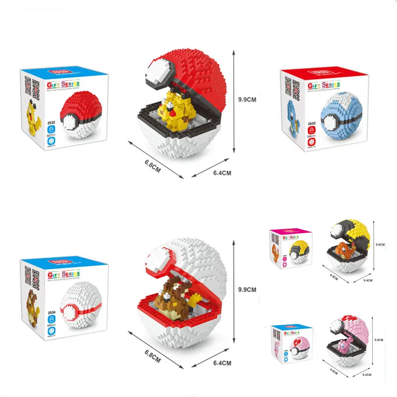 Pokeball Masterball Ball Block Toy ninjagod Mini Diamond Small Particle Duplod Assembled Building Blocks Kid Toy With Elf Gifts
Pokeball Masterball Ball Block Toy ninjagod Mini Diamond Small Particle Duplod Assembled Building Blocks Kid Toy With Elf Gifts