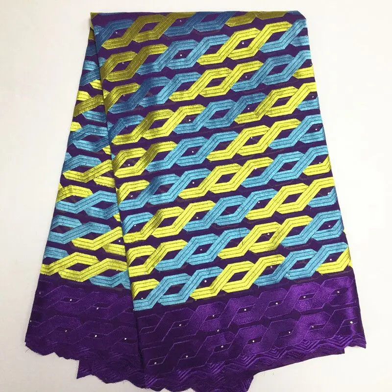 Free shipping (5yards/pc) high quality African cotton lace fabric soft with embroidery in puplre and yellow for dress CLS155
Free shipping (5yards/pc) high quality African cotton lace fabric soft with embroidery in puplre and yellow for dress CLS155