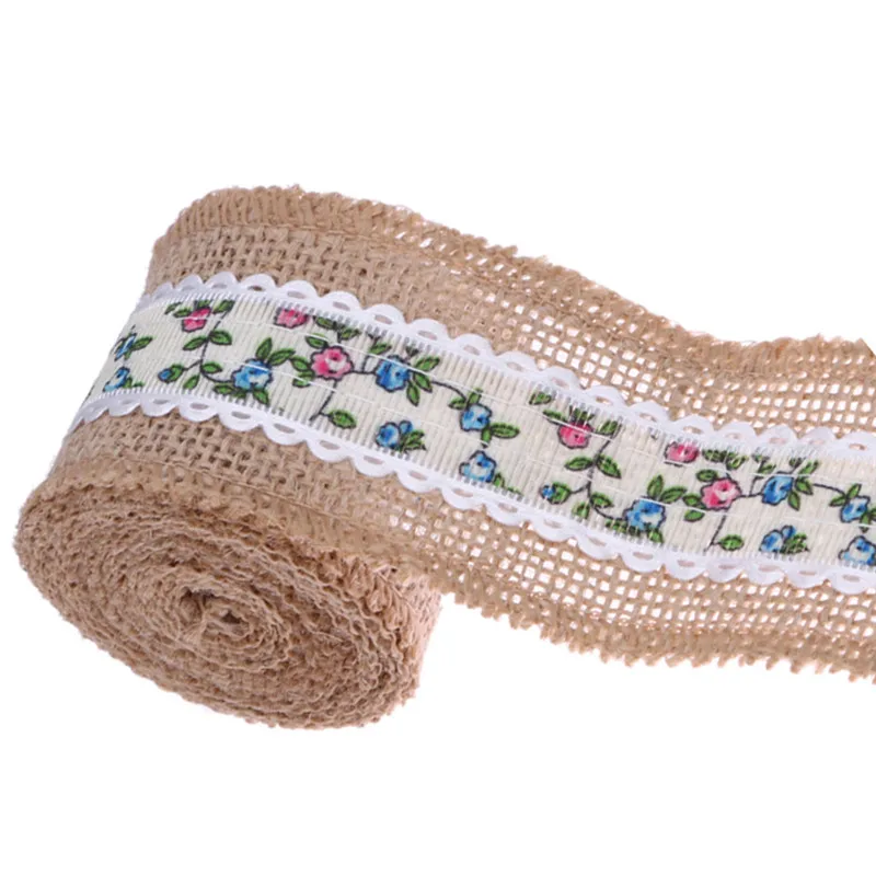 1 Roll Natural Vintage Jute Burlap Ribbon Flower Embroidered Lace Trim DIY Sewing Wedding Strap Party Decoration Accessories
1 Roll Natural Vintage Jute Burlap Ribbon Flower Embroidered Lace Trim DIY Sewing Wedding Strap Party Decoration Accessories